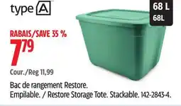 Canadian Tire Restore Storage Tote offer