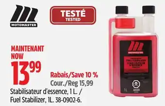 Canadian Tire Fuel Stabilizer offer