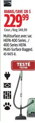 Canadian Tire 400 Series HEPA Multi-Surface Bagged offer