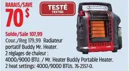 Canadian Tire Mr. Heater Buddy Portable Heater offer