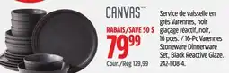 Canadian Tire 16-Pc Varennes Stoneware Dinnerware Set offer
