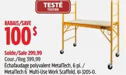 Canadian Tire MetalTech 6´ Multi-Use Work Scaffold offer