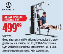 Canadian Tire 150-lb Stack Home Gym with Multi-Functional Attachments offer