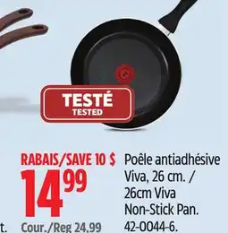 Canadian Tire T-FAL 26cm Viva Non-Stick Pan offer