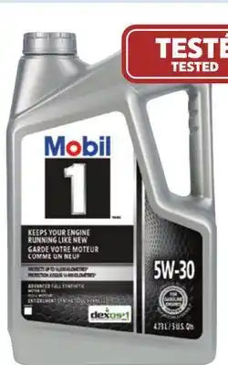 Canadian Tire Synthetic Motor Oil. Selected types and grades. 4.73L offer