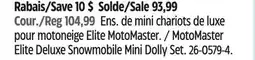 Canadian Tire MotoMaster Elite Deluxe Snowmobile Mini Dolly Set offer