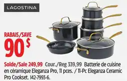 Canadian Tire 11-Pc Eleganza Ceramic Pro Cookset offer
