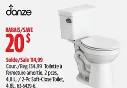Canadian Tire Danze 2-Pc Soft-Close Toilet offer