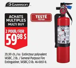 Canadian Tire General Purpose Fire Extinguisher offer