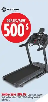 Canadian Tire 7.0AT Folding Treadmill offer