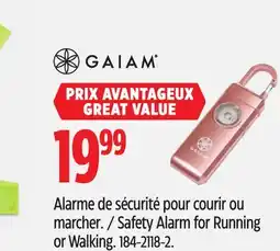 Canadian Tire GAIAM Safety Alarm for Running or Walking offer