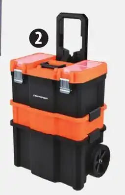 Canadian Tire Certified Rolling Mobile Toolbox with 2 Organizers offer