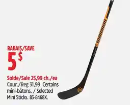 Canadian Tire Selected Mini Sticks offer