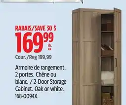 Canadian Tire 2-Door Storage Cabinet offer