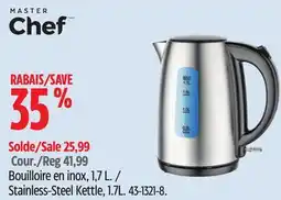 Canadian Tire Stainless-Steel Kettle, 1.7L offer