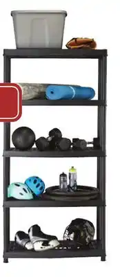 Canadian Tire 5-Shelf Resin Rack offer