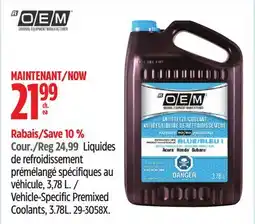 Canadian Tire Vehicle-Specific Premixed Coolants offer