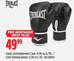 Canadian Tire Everlast Core Training Gloves offer