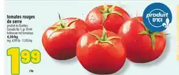 Marché Richelieu TOMATES ROUGES DE SERRE | HOTHOUSE RED TOMATOES offer