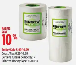 Canadian Tire Selected Hockey Tape offer