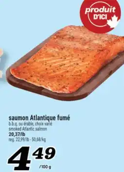 Marché Richelieu SAUMON ATLANTIQUE FUMÉ | SMOKED ATLANTIC SALMON offer