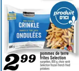 Marché Richelieu POMMES DE TERRE FRITES SELECTION | SELECTION FROZEN FRENCH FRIED POTATOES offer