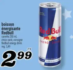 Marché Richelieu BOISSON ÉNERGISANTE REDBULL | REDBULL ENERGY DRINK offer