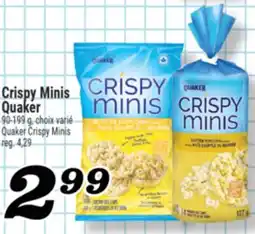 Marché Richelieu CRISPY MINIS QUAKER | QUAKER CRISPY MINIS offer