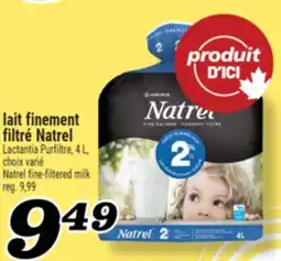 Marché Richelieu LAIT FINEMENT FILTRÉ NATREL | NATREL FINE-FILTERED MILK offer