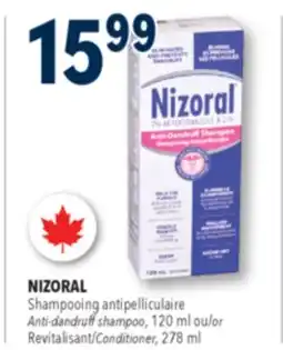 Familiprix NIZORAL Anti-dandruff shampoo, 120ml or Conditioner, 278ml offer