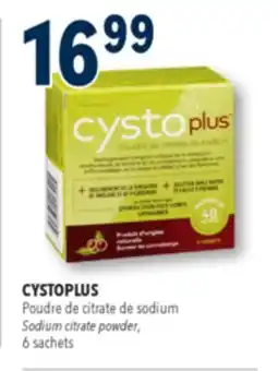 Familiprix CYSTOPLUS Sodium citrate powder, 6sachets offer