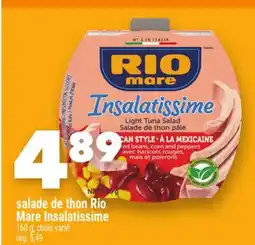 Marche Ami Salade de thon Rio Mare Insalatissime offer