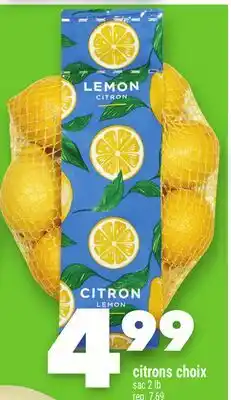 Marche Ami CITRONS CHOIX offer