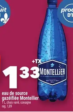 Marche Ami Eau de source gazéifiée Montellier offer
