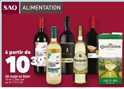 Marche Ami VIN ROUGE OU BLANC offer