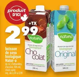 Marche Ami Boisson de soya biologique Natur-a offer