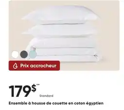 Dormez Vous Ensemble à housse de couette en coton égyptien offer
