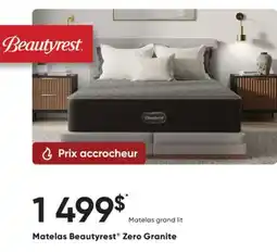 Dormez Vous Matelas Beautyrest Zero Granite offer