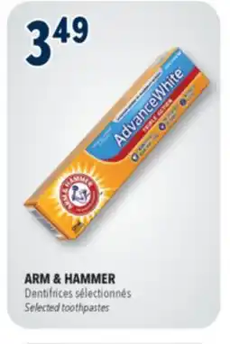 Familiprix ARM & HAMMER Selected toothpastes offer