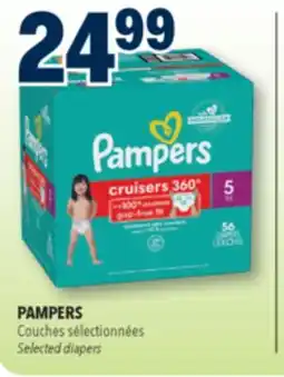 Familiprix PAMPERS, Selected diapers offer