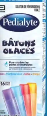 Familiprix PEDIALYTE Powder sticks, 6x 17g offer