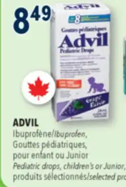 Familiprix ADVIL, Ibuprofen, , Pediatric drops, children's or Junior, selected products … offer