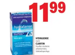 Familiprix HydraSense drops for dry eyes offer