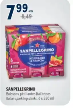 Familiprix SANPELLEGRINO Italian sparkling drinks, 6x 330ml offer