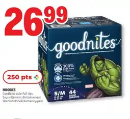 Familiprix HUGGIES GoodNites Selected training pants offer