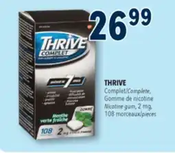 Familiprix THRIVE Complete Nicotine gum offer