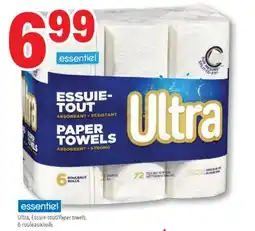 Familiprix ESSENTIEL, Ultra, Paper towels, 6 rolls offer
