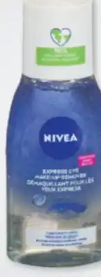 Familiprix Nivea Express eye make-up remover Blue Cornflower Extract offer