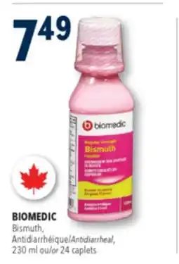 Familiprix BIOMEDIC Bismuth Antidiarrheal offer