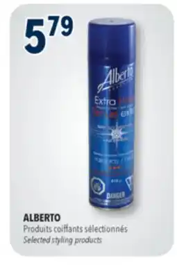 Familiprix ALBERTO, Selected styling products offer